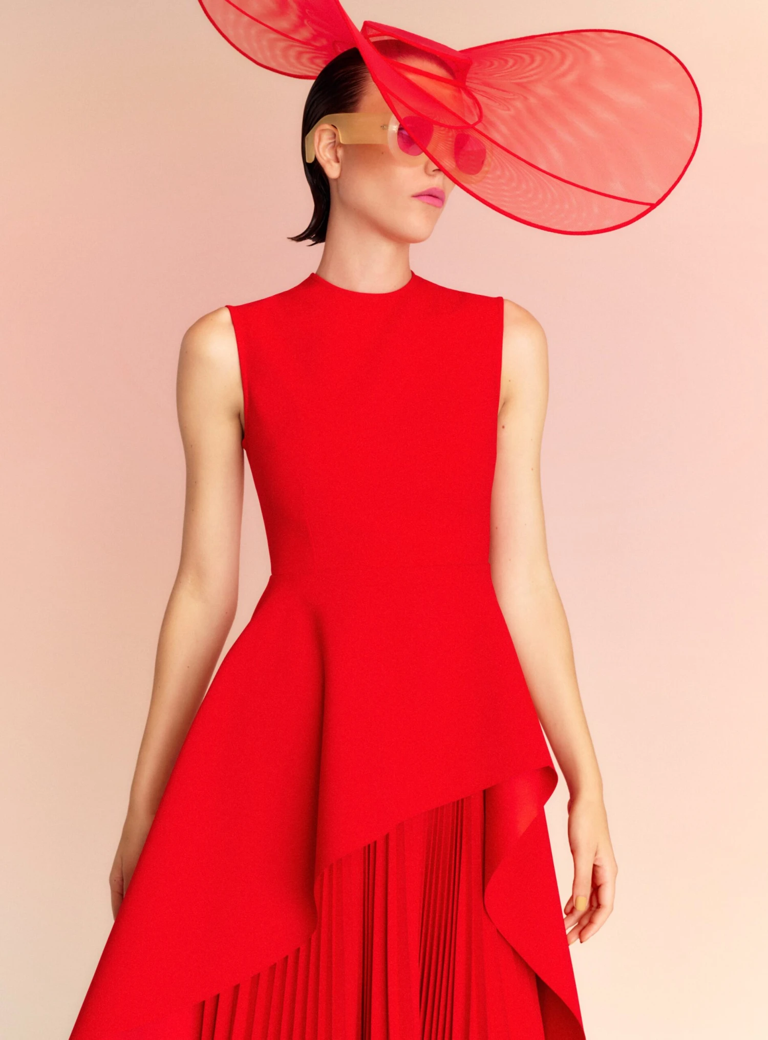 The Severny Midi Dress In Red 4 The Severny Midi Dress In Red - Image 2