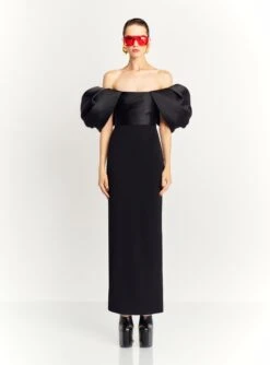 The Sian Maxi Dress In Black