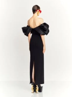 The Sian Maxi Dress In Black -Solace Dress Shop SIAN MAXI DRESS OS40006 BLACK 038 R1