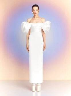 The Sian Maxi Dress In Cream