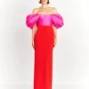 The Sian Maxi Dress In Pink And Red -Solace Dress Shop SIAN MAXI DRESS OS40006 PINK RED 015 R1