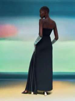 The Dolly Maxi Dress In Black -Solace Dress Shop SOLACE LONDON OS23017 DOLLY MAXI DRESS BLACK 3