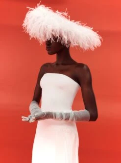 The Dolly Maxi Dress In Cream -Solace Dress Shop SOLACE LONDON OS23017 DOLLY MAXI DRESS WINTER WHITE 3