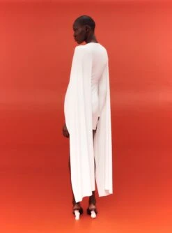 The Leona Mini Dress In Cream -Solace Dress Shop SOLACE LONDON OS30004 LEONA MINI DRESS WINTER WHITE 4