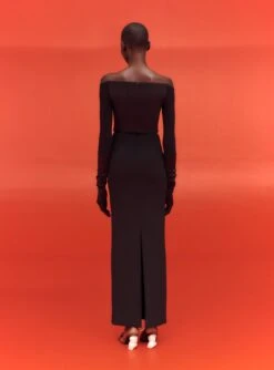 The Kae Maxi Dress In Black -Solace Dress Shop SOLACE LONDON OS30028 KAE MAXI DRESS BLACK 3