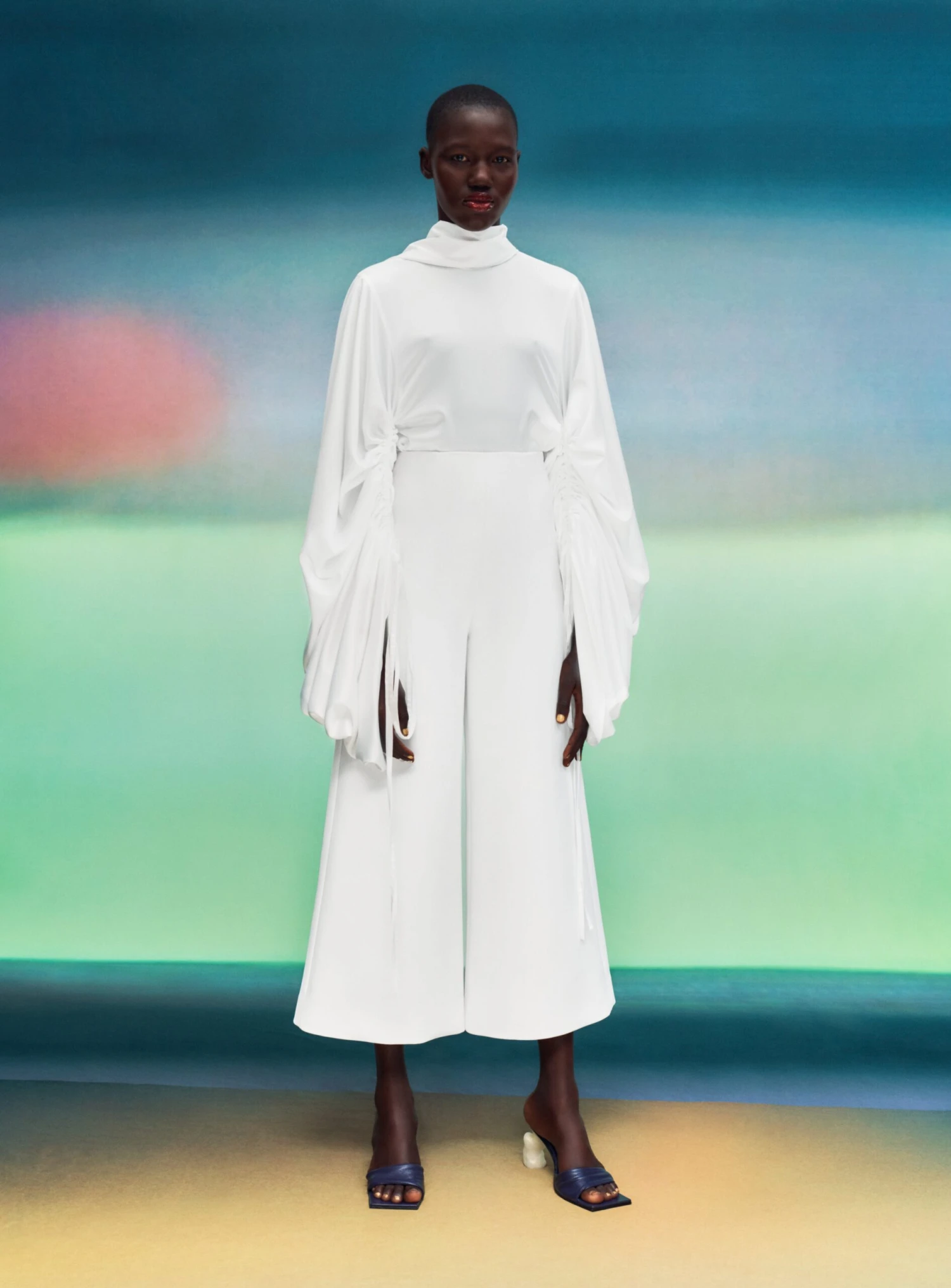 The Gilmor Trouser In Cream 4 The Gilmor Trouser In Cream - Image 2