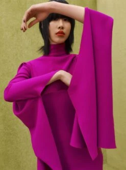 The Rayna Mini Dress In Purple -Solace Dress Shop SOLACE LONDON OS31034 RAYNA MINI DRESS PURPLE 3