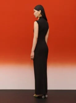 The Yara Maxi Dress In Black -Solace Dress Shop SOLACE LONDON OS31035 YARA MAXI DRESS BLACK 3