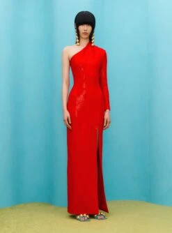 The Monroe Maxi Dress In Red