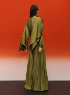 The Henley Skirt In Sweet Pea Green -Solace Dress Shop SOLACE LONDON OS31052 HENLEY SKIRT SWEET PEA GREEN 2