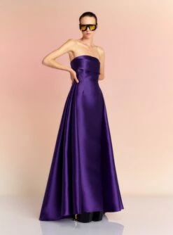 The Tiffany Maxi Dress In Amethyst