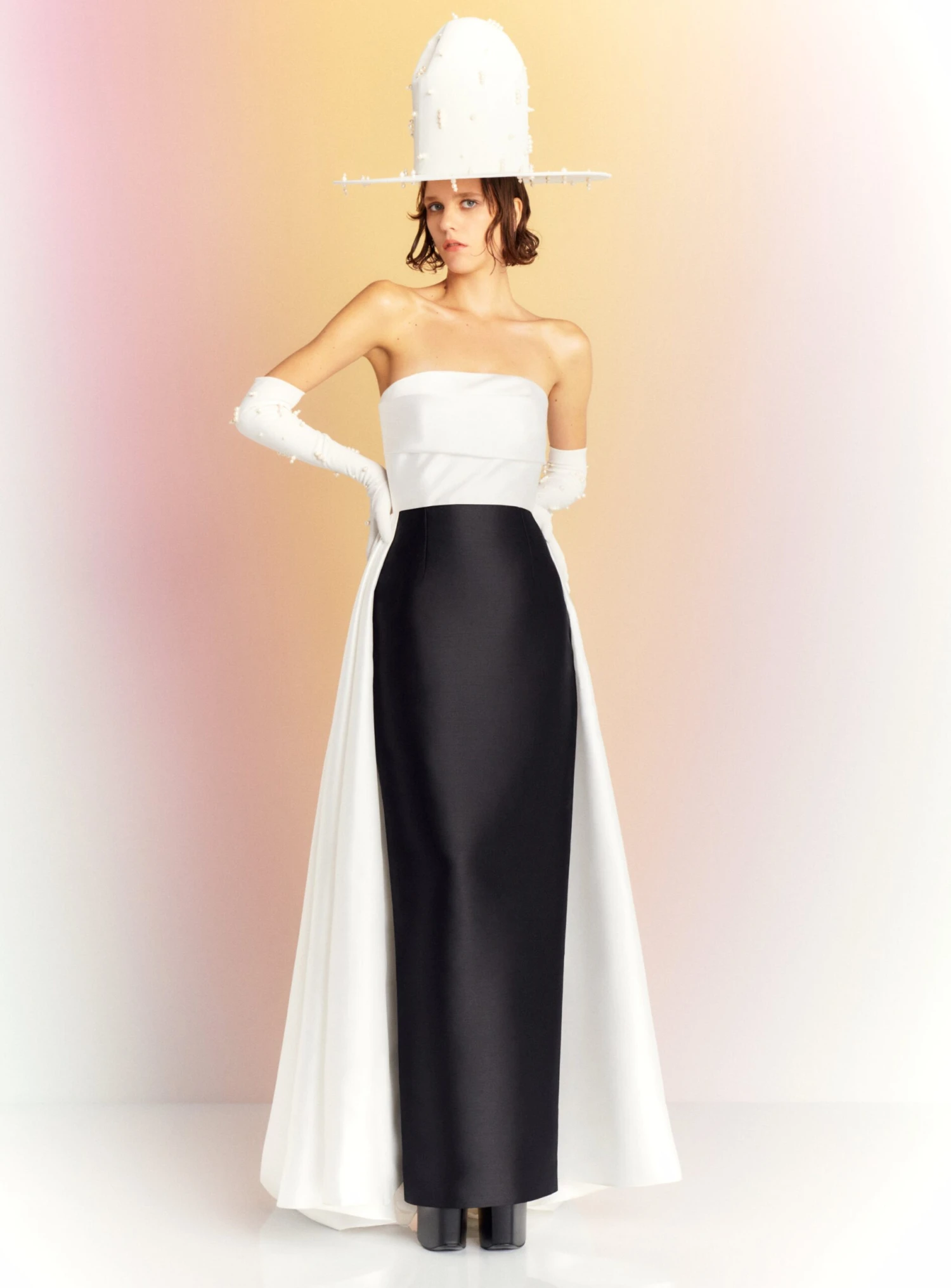 The Tiffany Maxi Dress In Cream And Black 4 The Tiffany Maxi Dress In Cream And Black - Image 2