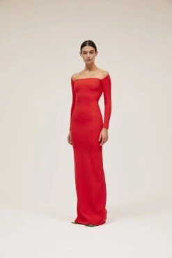 The Lolita Dress In Bright Red