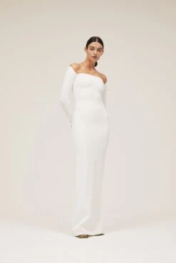 The Lolita Dress In Cream -Solace Dress Shop solace london os1985 lolita white side 2