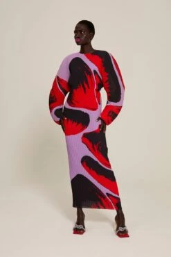 The Mirabelle Dress In Newton Lilac