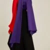 The Ali Top In Colour Block Purple -Solace Dress Shop solace london os23066a ali colour block purple back 3 1
