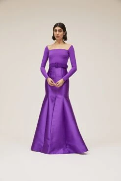 The Mabel Dress In Ultra Purple