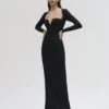 The Marlie Maxi Dress In Black -Solace Dress Shop solace london os26021 marlie black front 1