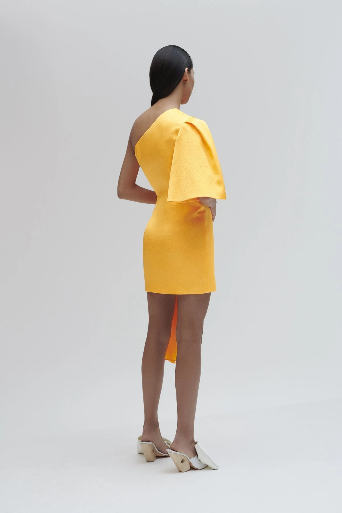 The Marcie Mini Dress In Neon Orange 6 The Marcie Mini Dress In Neon Orange - Image 4