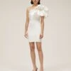 The Tianah Dress In Cream -Solace Dress Shop solace london os27049 tianah white front 1