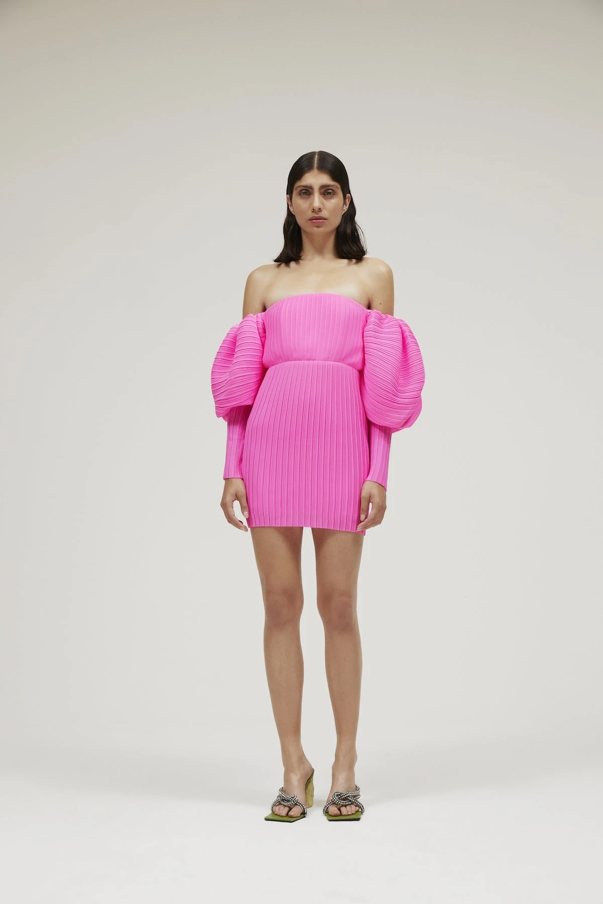 The Skye Dress In Acid Pink 3 The Skye Dress In Acid Pink