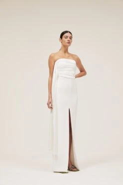 The Harlow Dress In Cream