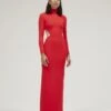 The Bougie Dress In True Red 1 The Bougie Dress In True Red -Solace Dress Shop solace london os27069 bougie true red front 1 1