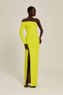 The Palmer Dress In Sulphur