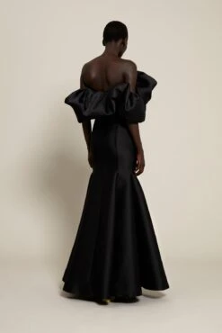 The Pyper Dress In Black -Solace Dress Shop solace london os29007 pyper black back 4 1