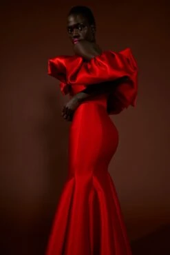 The Pyper Dress In Red -Solace Dress Shop solace london os29007 pyper red side 3 1