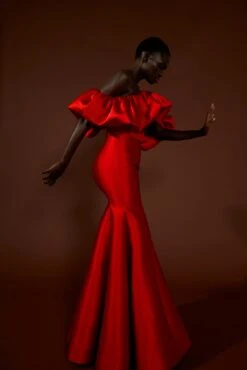 The Pyper Dress In Red -Solace Dress Shop solace london os29007 pyper red side 4 1