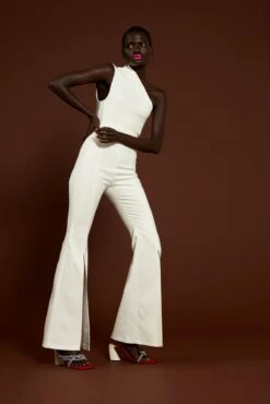 The Cleo Jumpsuit In Cream