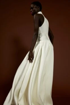 The Daya Dress In Cream 15 The Daya Dress In Cream -Solace Dress Shop solace london os29015 daya white back 6 1