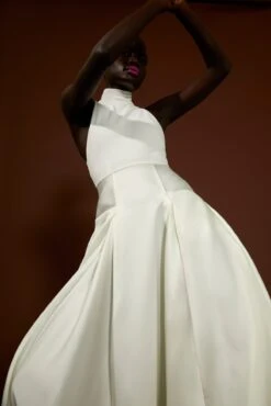 The Daya Dress In Cream 14 The Daya Dress In Cream -Solace Dress Shop solace london os29015 daya white detail 7 1